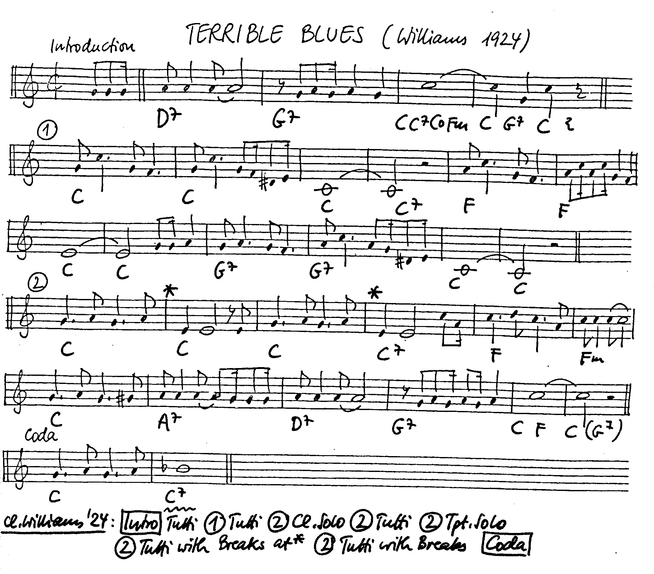 terrible blues leadsheet – book us for your next 20s or gatsby event
